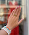 Bague Double Médaillon Doré – Effet Soleil