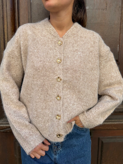 Gilet Camille Beige