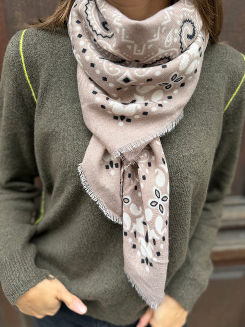 Foulard Bandana Beige