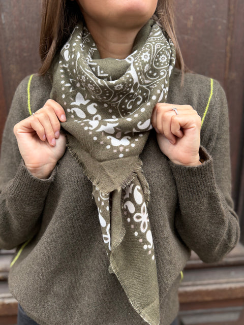 Foulard Bandana Kaki