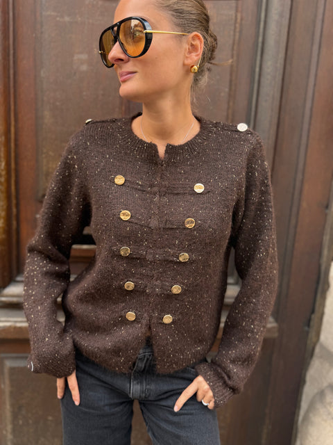 Gilet Lucie Chocolat