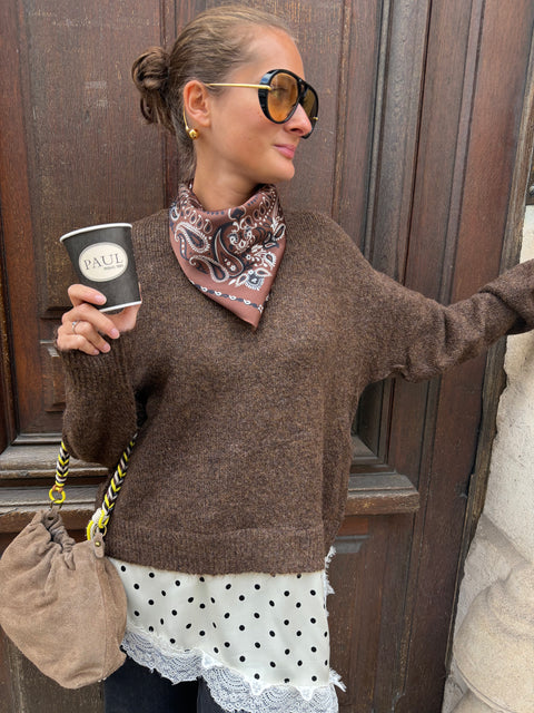 Pull Ava Chocolat