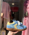 Baskets Leila Suède Bleu & Jaune