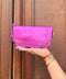 Sac Bobi S Cuir Métallisé Fuchsia