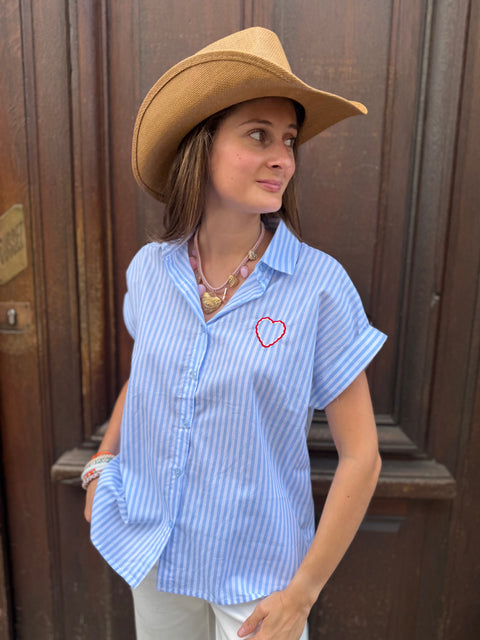 Chemise Lova Rayée Bleue