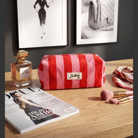 Trousse "J'adore" Rose & Rouge