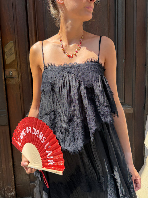 Robe Longue Maya Noire