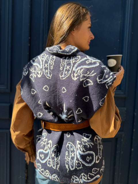 Gilet Béa Bleu