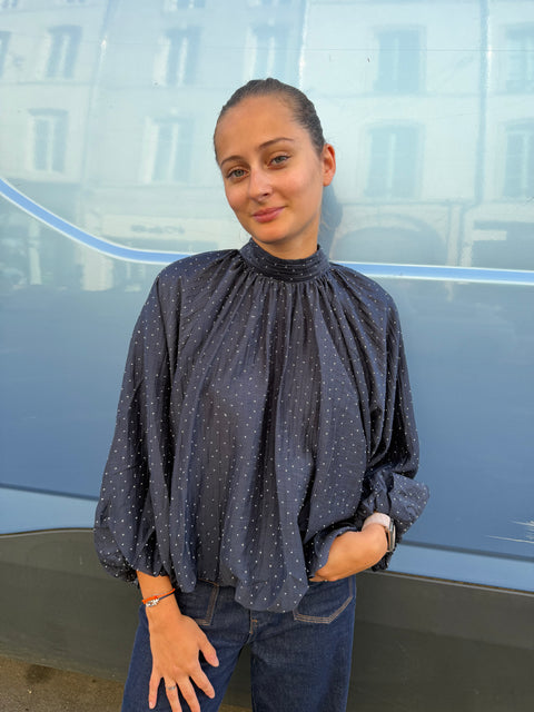 Blouse Marina Bleue