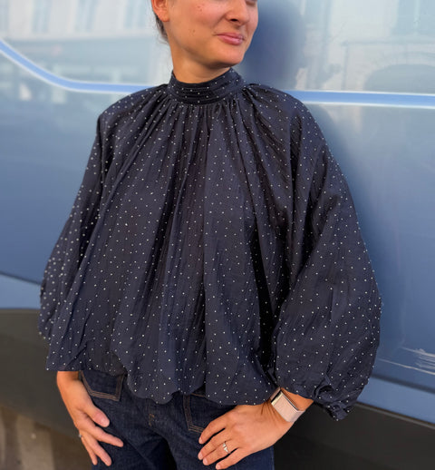 Blouse Marina Bleue