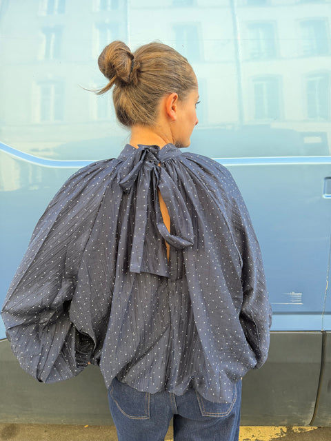 Blouse Marina Bleue