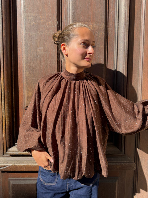 Blouse Marina Chocolat