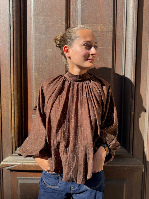 Blouse Marina Chocolat