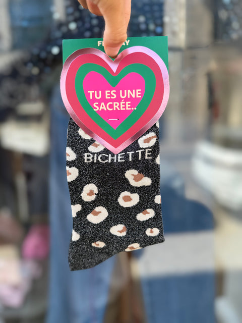Chaussettes Paillettes "Bichette"