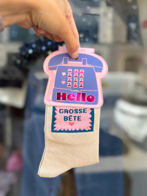 Chaussettes Paillettes "Grosse Bête"