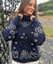 Cardigan Lisa Bandana Bleu