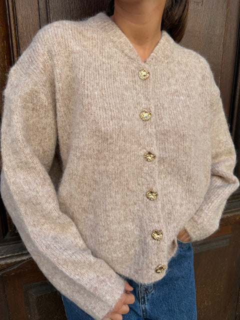 Gilet Camille Beige