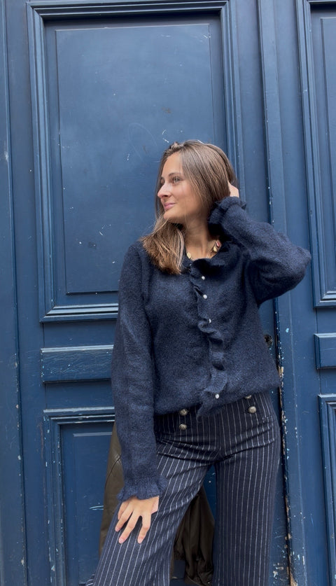 Gilet Agathe Bleu Marine