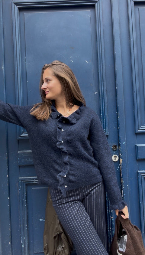 Gilet Agathe Bleu Marine