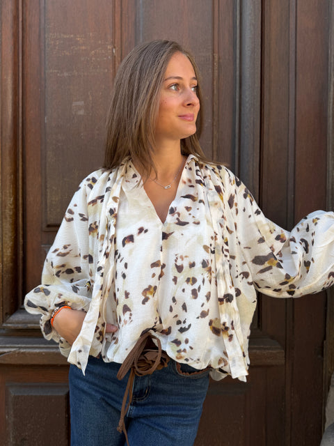 Blouse Marina Léopard