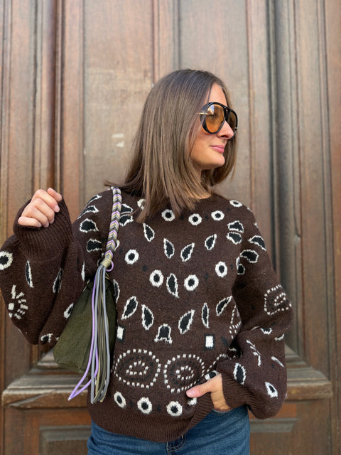 Pull Léonie Marron