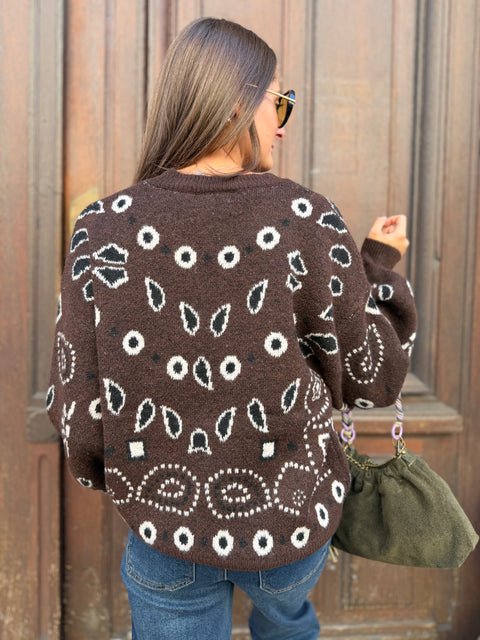 Pull Léonie Marron