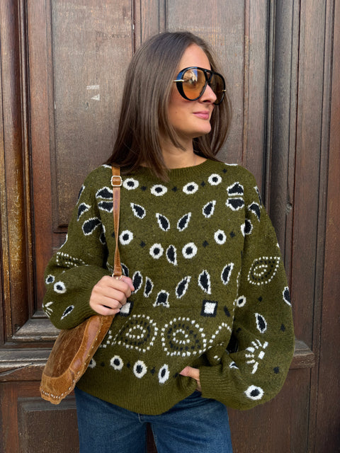 Pull Leonie Vert