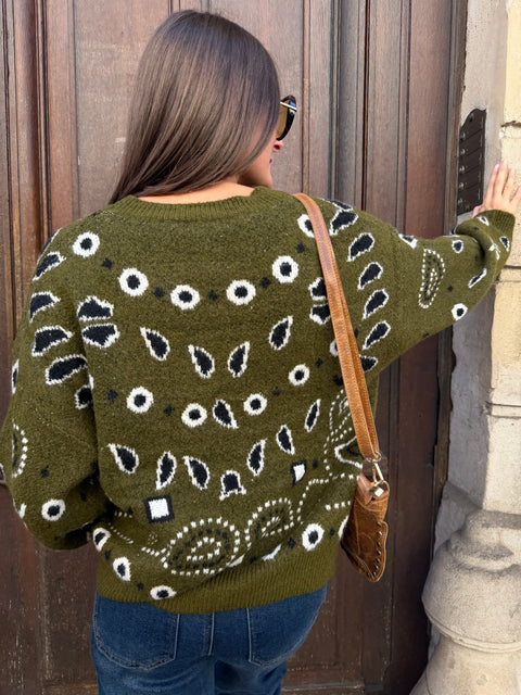 Pull Leonie Vert