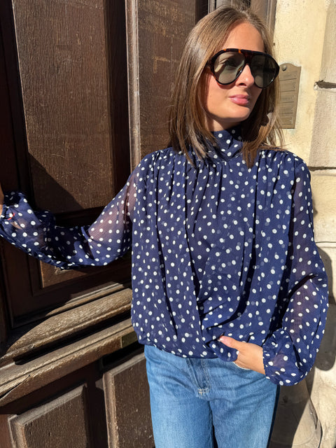 Blouse Romy Bleue