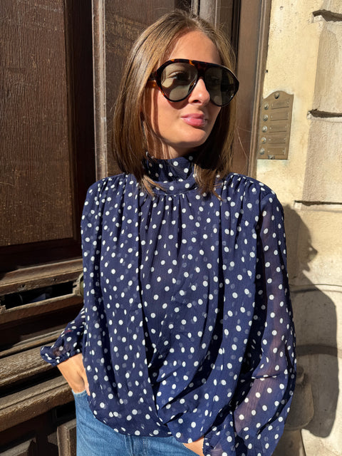 Blouse Romy Bleue