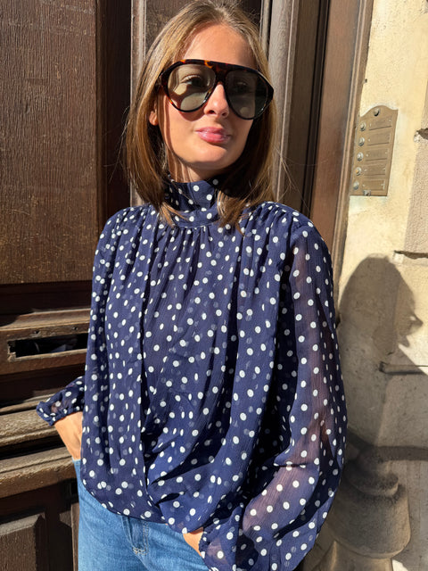 Blouse Romy Bleue