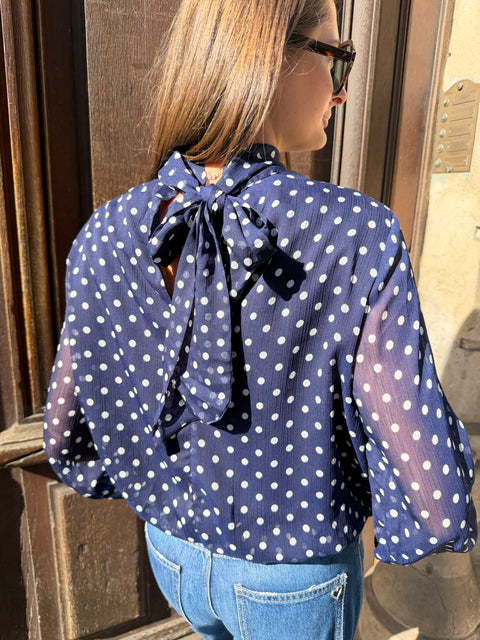 Blouse Romy Bleue
