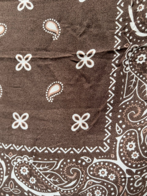 Foulard Bandana Chocolat