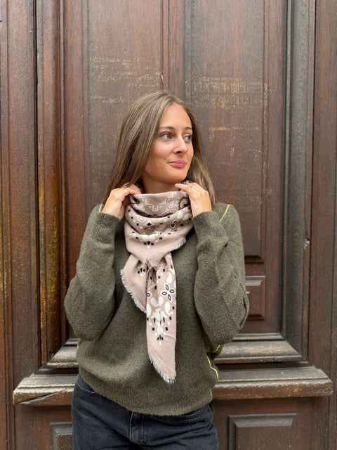 Foulard Bandana Beige