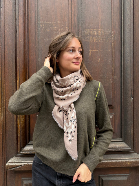 Foulard Bandana Beige