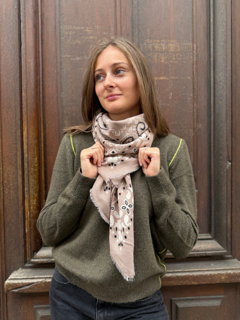 Foulard Bandana Beige