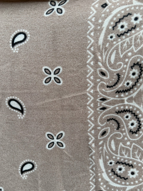 Foulard Bandana Beige