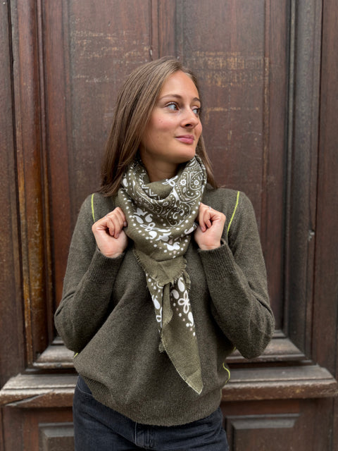 Foulard Bandana Kaki