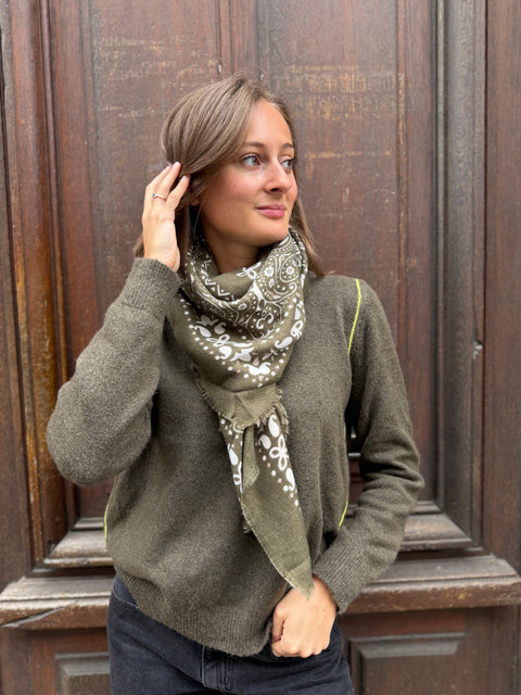 Foulard Bandana Kaki