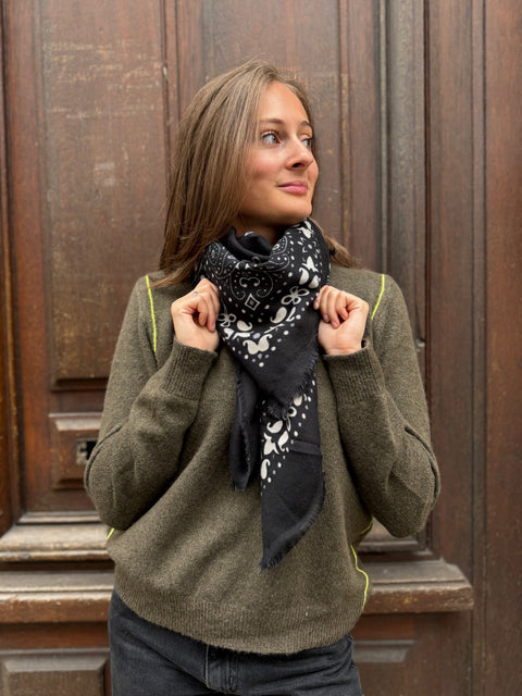 Foulard Bandana Noir