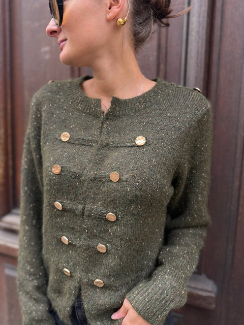 Gilet Lucie Kaki