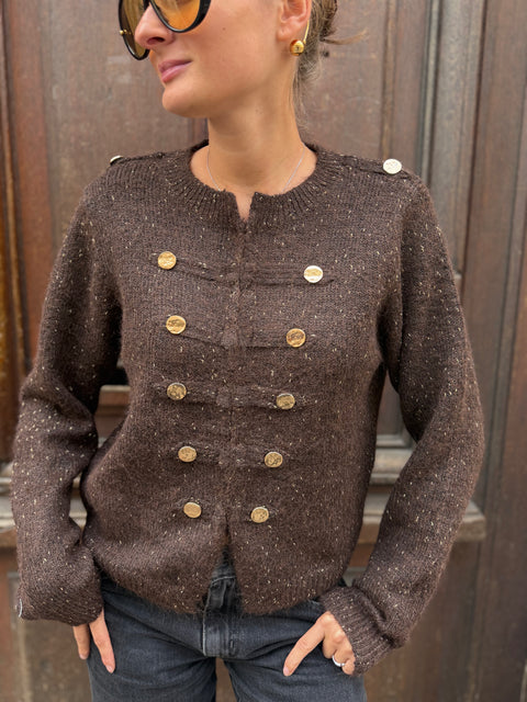 Gilet Lucie Chocolat