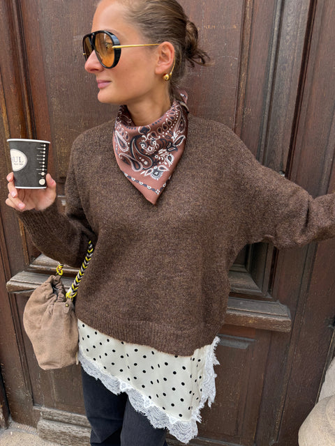 Pull Ava Chocolat