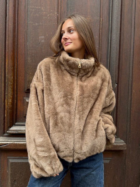Bombers Roméo Réversible Beige