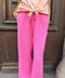 Pantalon Fluide Rose - Gaze de coton