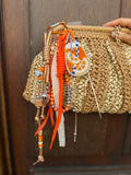 Bijoux de Sac Agrumes Brodé