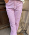 Pantalon Joséphine Droit Rayé Pailleté Rose & Bleu