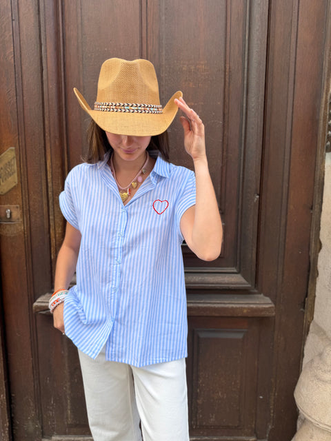 Chemise Lova Rayée Bleue