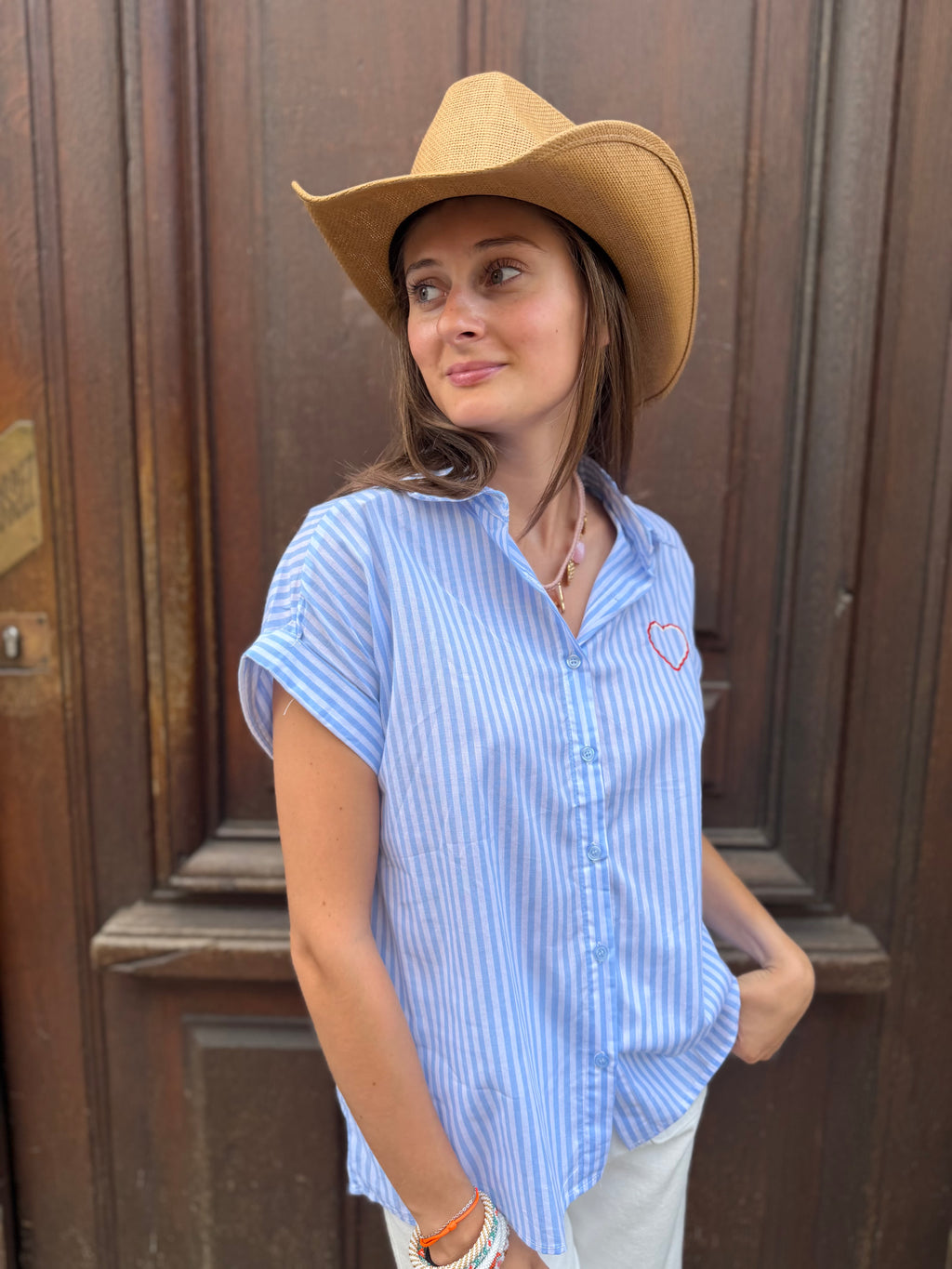 Chemise Lova Rayée Bleue