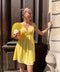 Robe Courte Louna Jaune